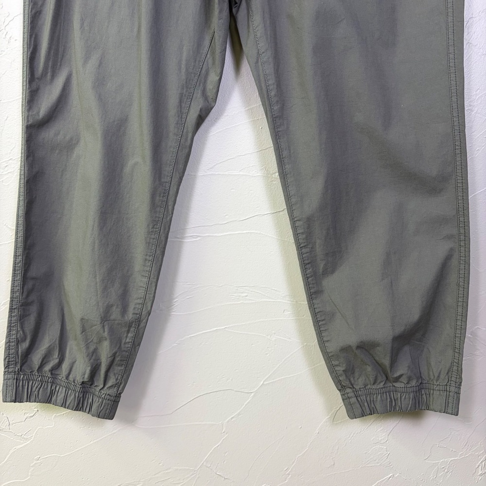 NEW LL Bean Ripstop Jogger Pants Womens Large Dark Taupe Cotton Blend Gorpcore - Picture 6 of 12